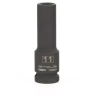 Головка ударная удлиненная шестигранная 11 мм 1/2" CrMo Stels 13935