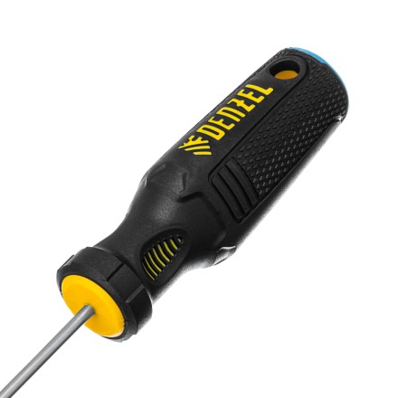 Отвертка, SL3х100 мм, S2, 3к рукоятка Denzel 121907 купить в Нефтеюганске