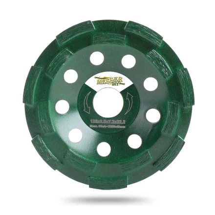 Двурядная алмазная шлифовальная чашка MESSER-DIY по бетону и граниту купить в Нефтеюганске
