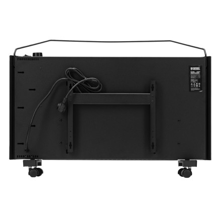 Конвектор электрический Denzel XCE-2000 B, 230 В, 2000 Вт, X-образный нагреватель черный 98129 купить в Нефтеюганске