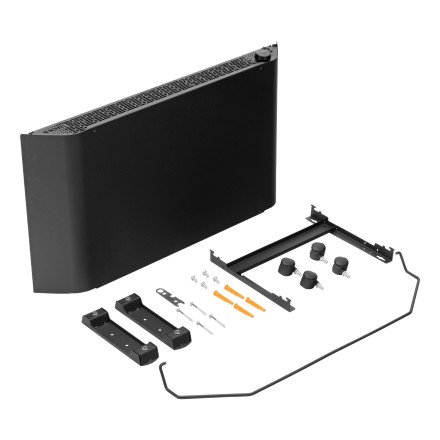 Конвектор электрический Denzel XCE-2000 B, 230 В, 2000 Вт, X-образный нагреватель черный 98129 купить в Нефтеюганске