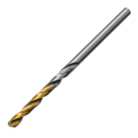Сверло спиральное по металлу 3,5 x 70 мм, Р6М5, Golden Tip , 2шт. Denzel 718227 купить в Нефтеюганске