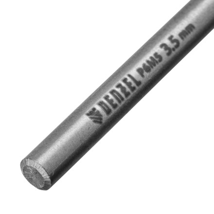 Сверло спиральное по металлу 3,5 x 70 мм, Р6М5, Golden Tip , 2шт. Denzel 718227 купить в Нефтеюганске