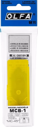 Лезвия OLFA для ножа MC-45/2B, 20(14)х49х0,3мм, 5шт OL-MCB-1 купить в Нефтеюганске