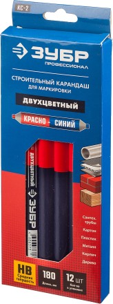 Карандаш разметочный двухцветный серия ПРОФЕССИОНАЛ купить в Нефтеюганске