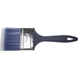 Кисть плоская ЗУБР "АКВА-СТАНДАРТ", искусственная щетина, пластмассовая ручка, 2"/50мм 01016-050