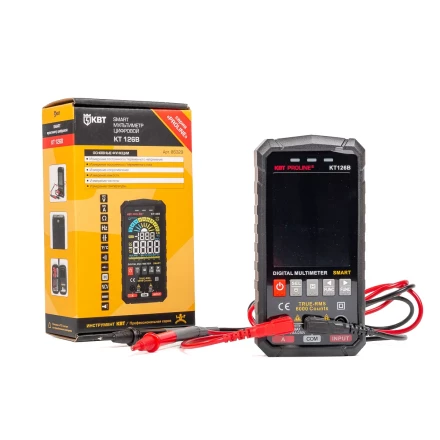 Мультиметр цифровой КВТ SMART KT 126В с True RMS (86329) купить в Нефтеюганске