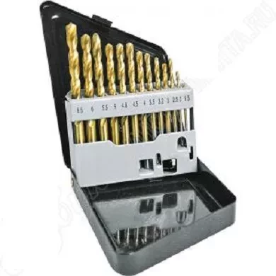 Набор сверл по мет 1,5-6,5мм 13шт мет. коробка Кратон 1 05 01 012 купить в Нефтеюганске