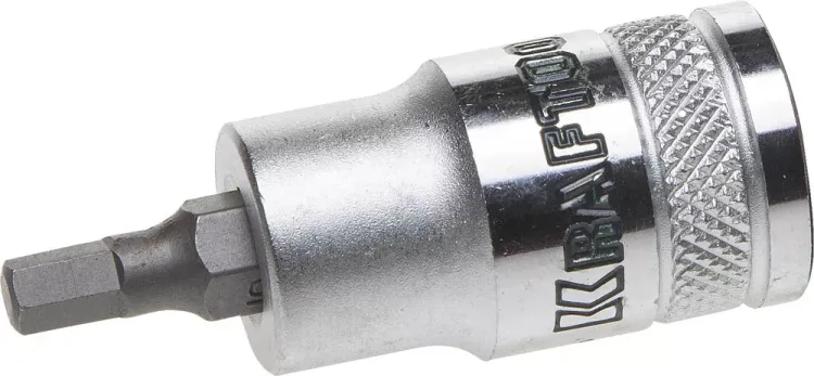 Торцовая бита-головка KRAFTOOL "INDUSTRIE QUALITAT", материал S2, HEX, сатинированная, 1/2", H5 27908-05_z01 купить в Нефтеюганске