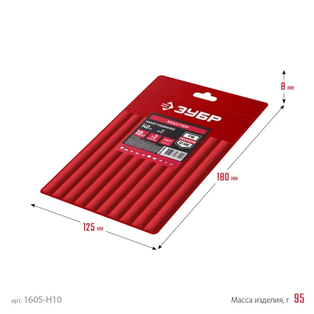 ЗУБР 10 шт, 140 мм, набор надфилей в чехле (1605-H10) купить в Нефтеюганске