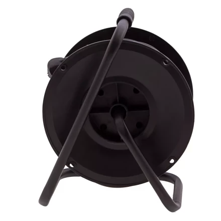 Удлинитель силовой 50 м, 16А, тип УХ10, ПВС, на кабельной катушке, 4 розетки без заземления Сибртех 95865 купить в Нефтеюганске