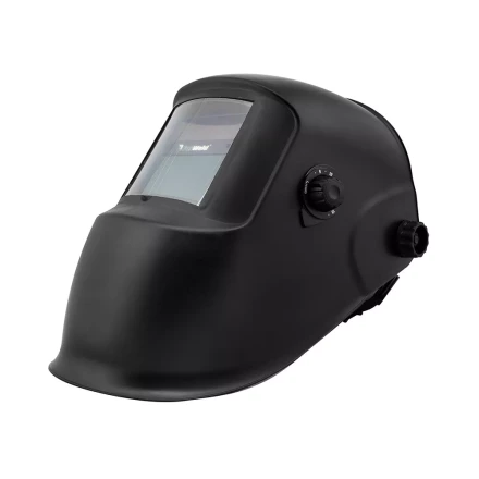 Маска сварщика Корунд черная ф-р АСФ 4/9-13 с внеш. рег. FoxWeld ,без коробки купить в Нефтеюганске