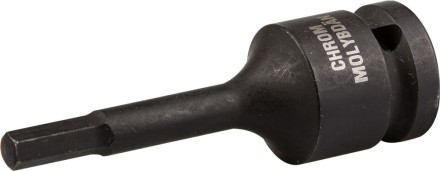 Торцовая головка KRAFTOOL &quot;INDUSTRIE QUALITAT&quot; ударная (1/2&quot;), HEX, Cr-Mo, фосфатированная, H7 27950-07 купить в Нефтеюганске