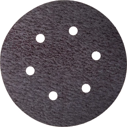 Круг шлифовальный URAGAN "Универсальный водостойкий с покрытием стеарата цинка" на липучке, 6 отв., P180, 150мм, 50шт 907-44113-180-50 купить в Нефтеюганске