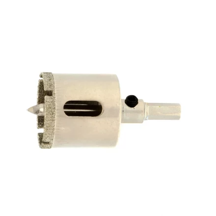 Сверло по керамической плитке и стеклу Сибртех, 30 х 55 мм, шестигранный хвостовик, с центрующим сверлом, 72716 купить в Нефтеюганске