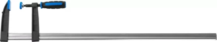 Струбцина ЗУБР "ПРОФЕССИОНАЛ", тип "F", двухкомпонентная ручка, стальная закаленная рейка, 120х800мм 32155-120-800 купить в Нефтеюганске