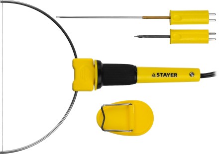 Прибор STAYER MASTER MAXtermo для художественной резки пенопласта, пластика, 3 насадки, 7Вт 45257-H3 купить в Нефтеюганске