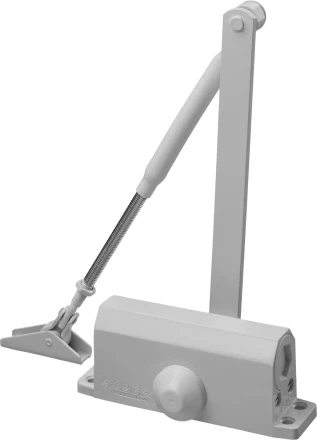 Доводчик дверной ЗУБР &quot;ПРОФЕССИОНАЛ&quot;, для дверей массой до 80 кг, цвет белый 37911-80 купить в Нефтеюганске