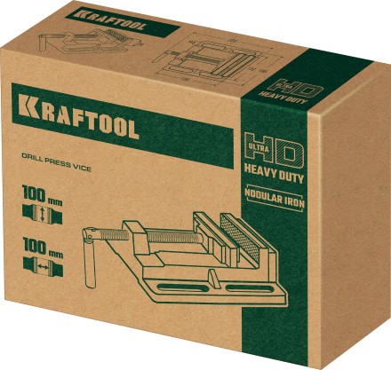 Тиски KRAFTOOL станочные 32715-100 купить в Нефтеюганске