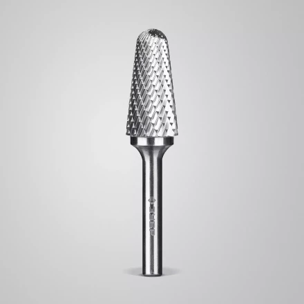 Зубр Твердосплавная борфреза L - конус с закругленным углом 28°, 16 х 33 мм, радиус 4.5 мм (28810-16-33) купить в Нефтеюганске