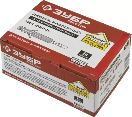 Дюбели ЕВРО с шурупом-полукольцом коробка серия МАСТЕР купить в Нефтеюганске