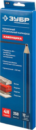 Карандаш разметочный удлиненный каменщика серия ПРОФЕССИОНАЛ купить в Нефтеюганске