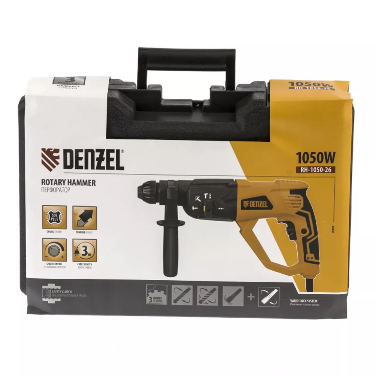 Перфоратор RH-1050-26 Denzel 26608 купить в Нефтеюганске