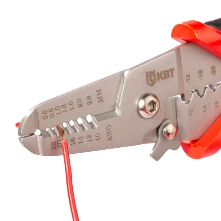Многофункциональный стриппер КВТ WSS-01 для снятия изоляции с проводов 0.35–6.0 мм (102398) купить в Нефтеюганске