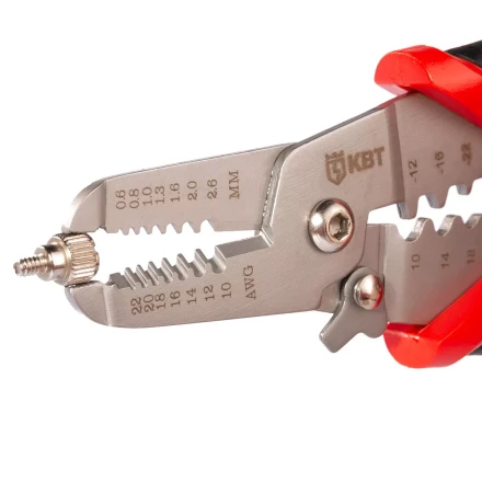 Многофункциональный стриппер КВТ WSS-01 для снятия изоляции с проводов 0.35–6.0 мм (102398) купить в Нефтеюганске