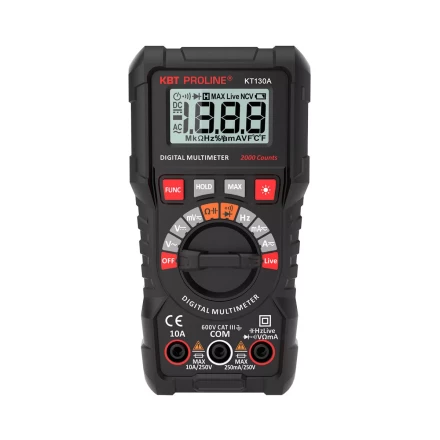 Мультиметр цифровой КВТ KT 130A с автоматическим выбором пределов измерений (88549) купить в Нефтеюганске