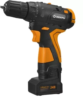 Дрель-шуруповерт аккумуляторная Вихрь ДА-18Л-2КУ/Б бесщеточный двигатель купить в Нефтеюганске