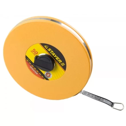 Мерная лента STAYER &quot;MASTER&quot; F-50, фиберглассовое двустороннее полотно, 50м 3415-50_z01 купить в Нефтеюганске