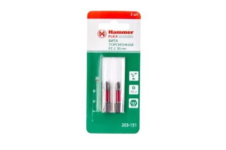Бита HAMMER PZ2 30мм (2шт.) купить в Нефтеюганске