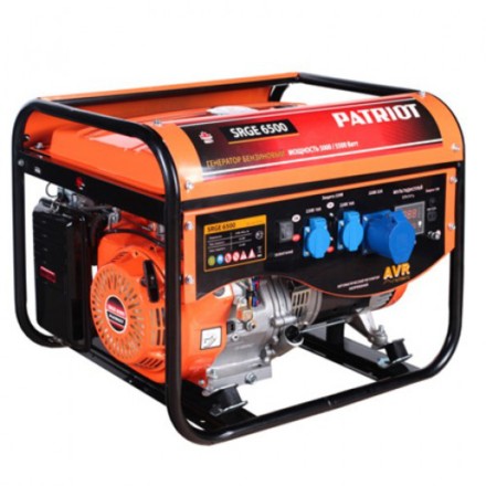 Бензогенератор Patriot Max Power SRGE 6500 купить в Нефтеюганске