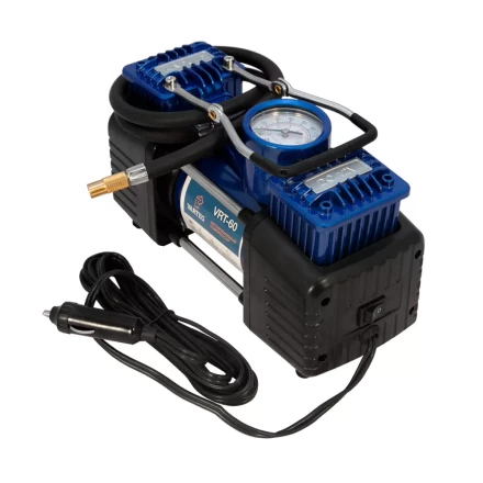 Автомобильный компрессор VARTEG VRT-60 с набором аксессуаров купить в Нефтеюганске