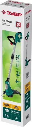 ЗУБР 600 Вт, ш/с 33 см, сетевой триммер (ТСН-33-600) купить в Нефтеюганске