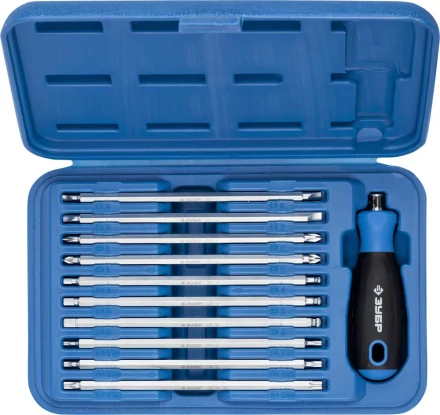 Набор ЗУБР: Отвертка с 2сторонними стержнями, пластик бокс, хромованадиевая сталь, 11 предметов, 175мм 25426-H11 купить в Нефтеюганске