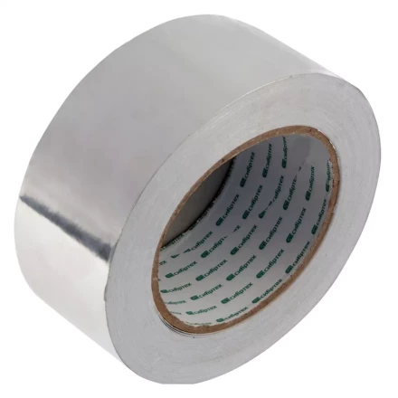 Лента клейкая алюминиевая, 50 мм х 40 м Сибртех 888145 купить в Нефтеюганске