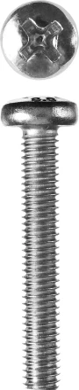 Винт ЗУБР &quot;МАСТЕР&quot; DIN 7985, класс прочности 4.8, оцинкованный, M6x45мм, 5кг 303150-06-045 купить в Нефтеюганске