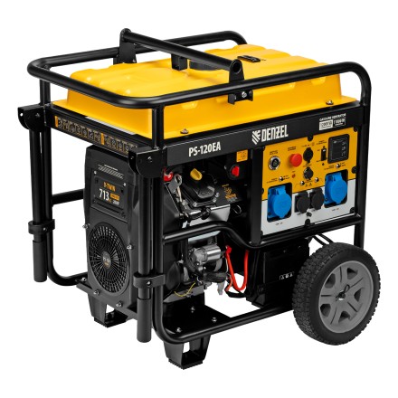 Генератор бензиновый Denzel PS-120EA, 12 кВт,230 В, 40л, разъём ATS,эл.старт купить в Нефтеюганске