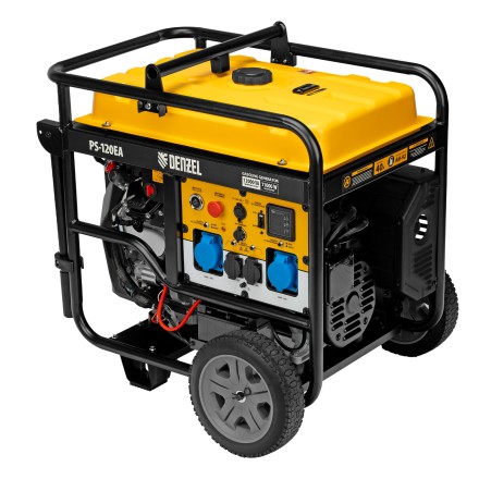 Генератор бензиновый Denzel PS-120EA, 12 кВт,230 В, 40л, разъём ATS,эл.старт купить в Нефтеюганске