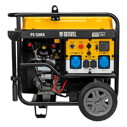 Генератор бензиновый Denzel PS-120EA, 12 кВт,230 В, 40л, разъём ATS,эл.старт купить в Нефтеюганске