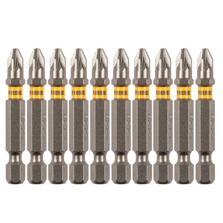 Бита PZ2х50, сталь S2, шестигранный профиль, 10 шт. Е 6,3 Denzel 11656 купить в Нефтеюганске