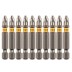 Бита PZ2х50, сталь S2, шестигранный профиль, 10 шт. Е 6,3 Denzel 11656 купить в Нефтеюганске