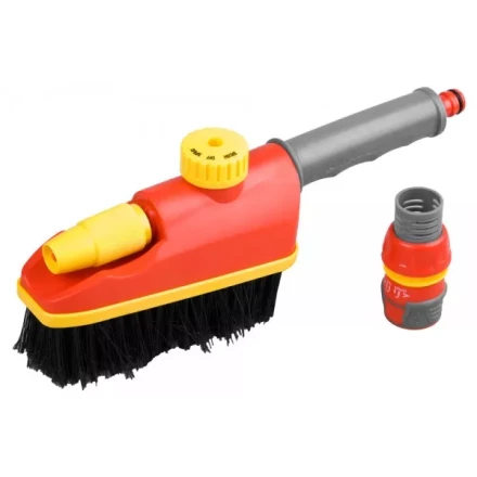 Набор для мойки GRINDA: щетка c наконечником + соединитель, 3/4" 8-428482 купить в Нефтеюганске