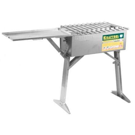 Мангал KRAFTOOL &quot;EXPERT&quot; переносной с автоматическим вращением шампуров, 300x600x800мм 68310 купить в Нефтеюганске