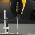 Отвертка, SL5x75 мм, S2, 3к рукоятка Denzel 121947 купить в Нефтеюганске