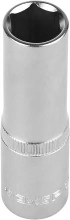 Головка торцовая ЗУБР "МАСТЕР" (1/2"), удлиненная, Cr-V, FLANK, хроматированное покрытие, 13мм 27726-13 купить в Нефтеюганске