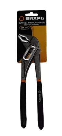 Клещи переставные 250 мм обливные рукоятки Вихрь купить в Нефтеюганске