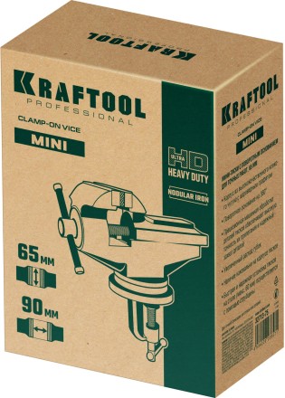 Тиски KRAFTOOL MINI настольные 32713-75 купить в Нефтеюганске